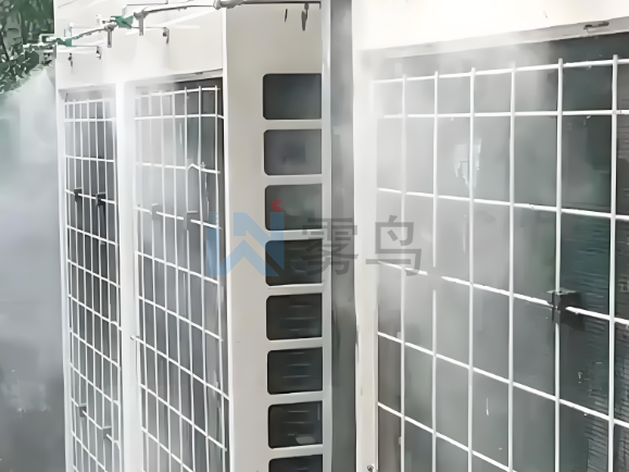 山西機(jī)房噴霧降溫節(jié)能案例分析，通信機(jī)房數(shù)據(jù)中心風(fēng)冷式空調(diào)室外機(jī)噴霧降溫系統(tǒng)